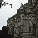 statua david michelangelo sul duomo firenze