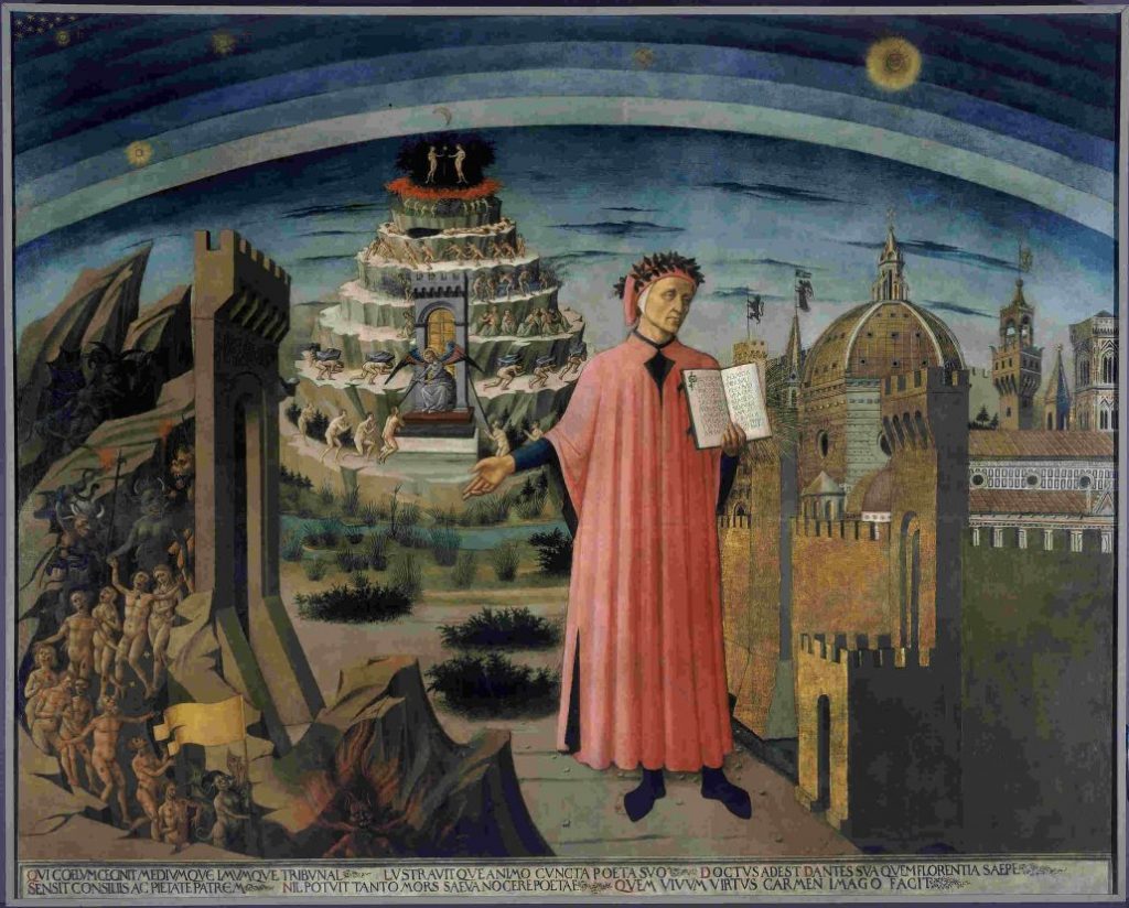 Il celebre ritratto di Dante nella cattedrale di Firenze vista da vicino TV Prato Il celebre ritratto di Dante nella cattedrale di Firenze vista da vicino TV Prato