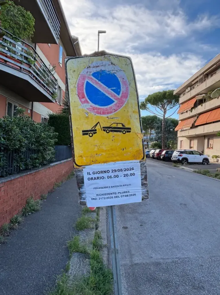 Divieti di sosta per “diserbo” ma lavori non eseguiti, la rabbia dei residenti: “Creati disagi per nulla”